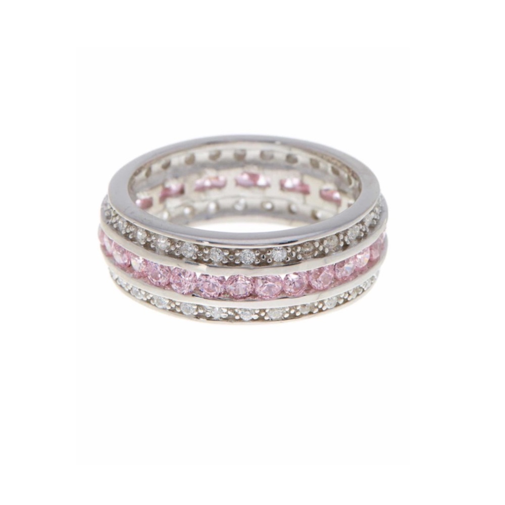 Sterling Silver Pink Band